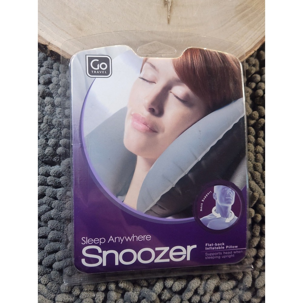 Snoozer Inflatable Cushion - Folds Flat-Back Pillow~NEW IN PACKAGE
